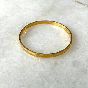 Kate spade heart of gold bangle - like new